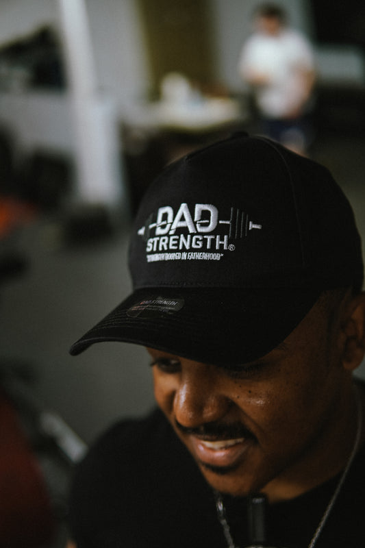 (PRE-ORDER) – Dad Strength Headwear - Black (Ships Mid-Late May)